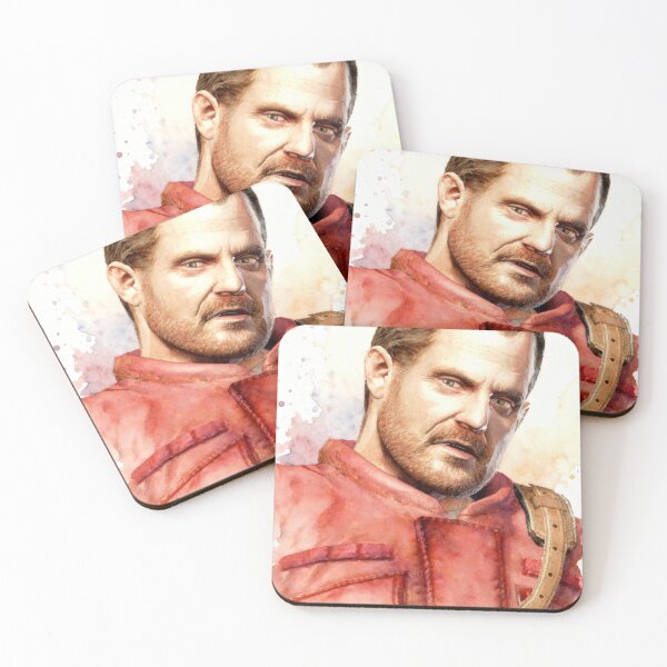 Item preview, Resident evil Barry Burton watercolour designed and sold by VXprints.