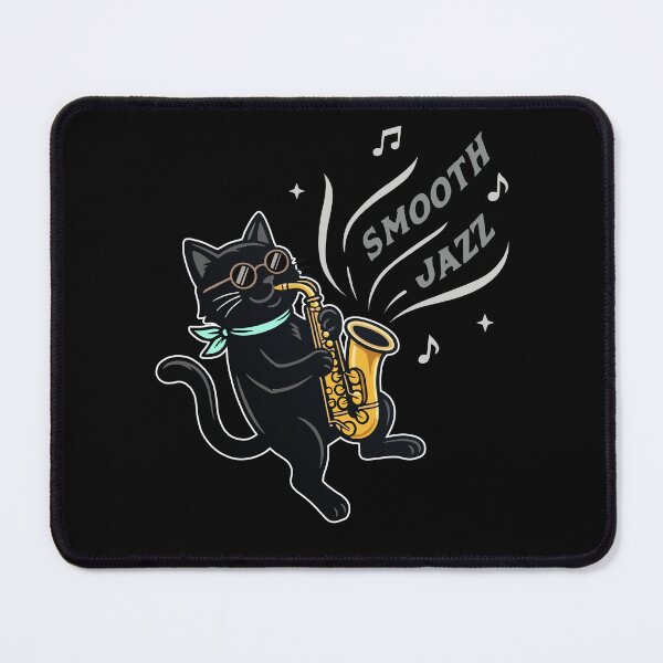 Item preview, Jazz Cat Retro Cartoon Saxophone Player Funny Gift For Music Lovers designed and sold by roarsomethings.