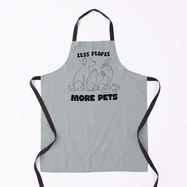 Item preview, LESS PEOPLE - MORE PETS designed and sold by ActOutTees.