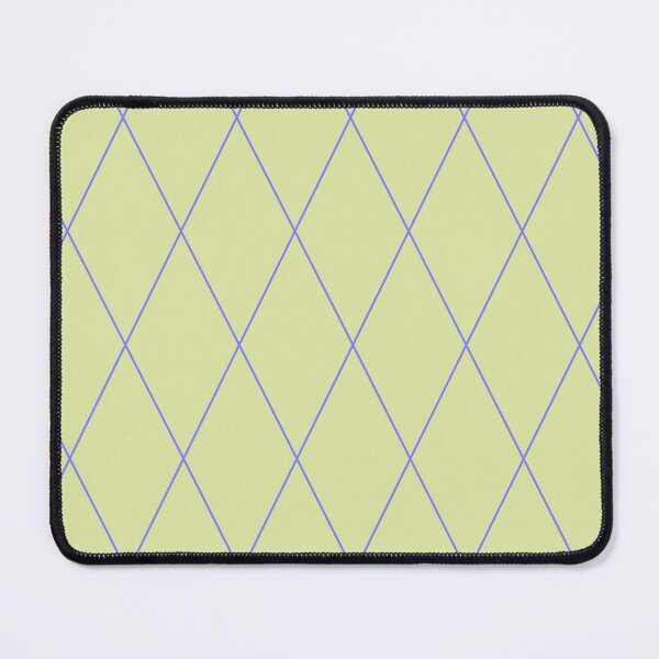Item preview, Diamond Lines Blue on Pale Green designed and sold by Art in My Loft.
