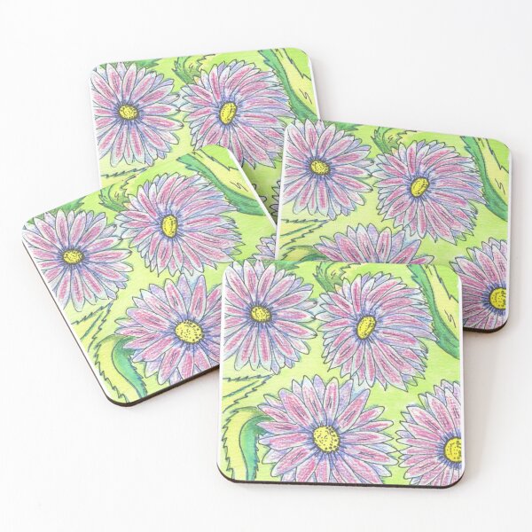 Item preview, Mixed Media Colorful Daisies designed and sold by MyCuriousMagpie.