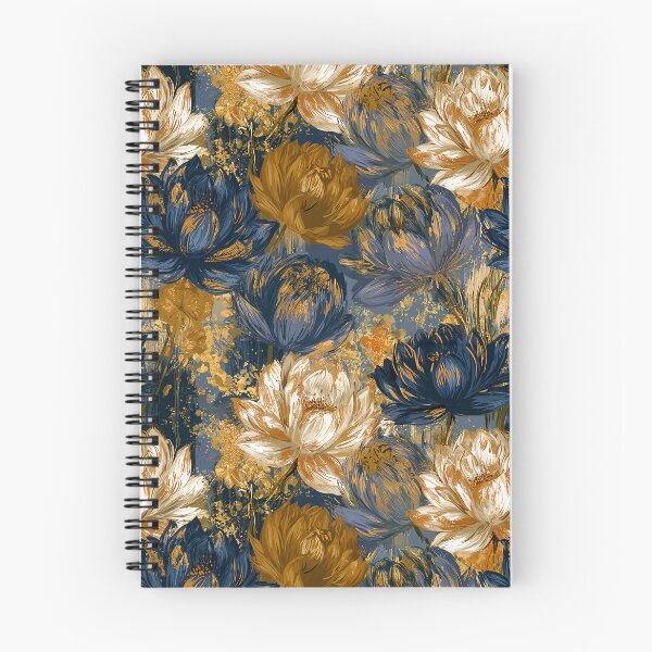 Item preview, Edgy Lotus Floral  - Birthday Flower Pattern - Unique Gifts designed and sold by RoyalStarsPatts.