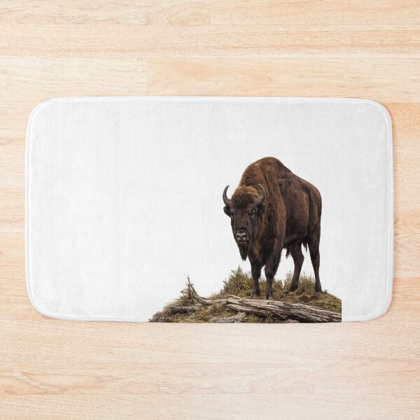 Item preview, Majestic European Bison | Realistic Wildlife Art | Bieszczady Nature designed and sold by JMDG Studio.