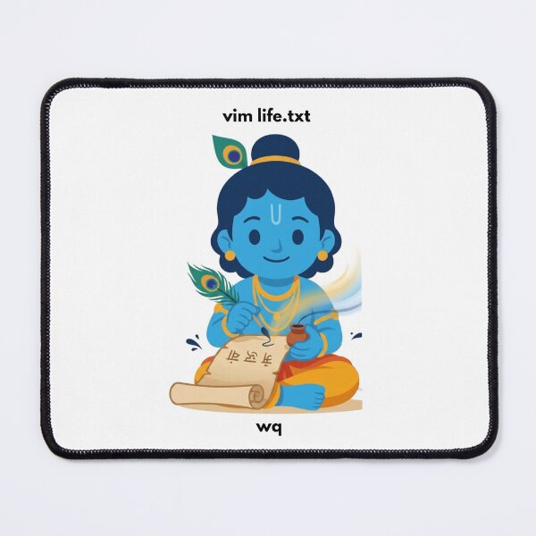 Item preview, vim life.txt | Linux Developer Sticker | Terminal Tech Humor designed and sold by BhaktiByte.