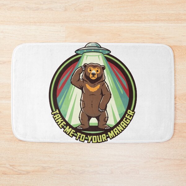 Item preview, Take Me To Your Manager Alien Abduction Sun Bear designed and sold by Arc2020.