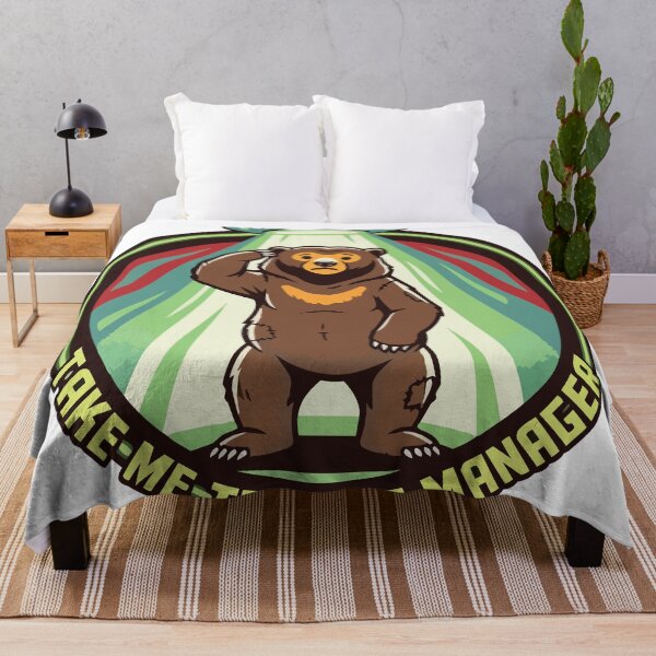 Item preview, Take Me To Your Manager Alien Abduction Sun Bear designed and sold by Arc2020.