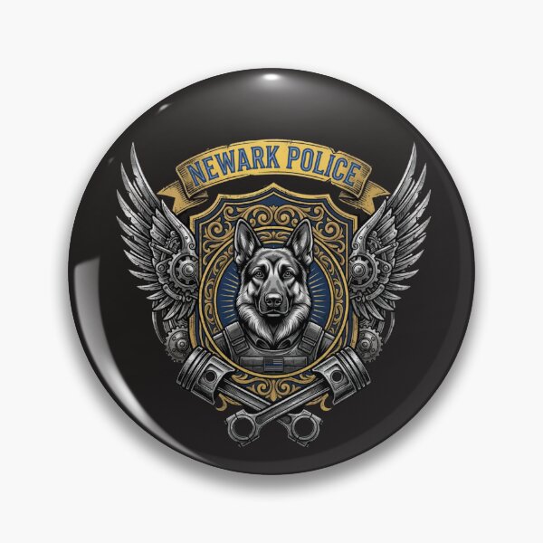 Item preview, Newark Police K9 Badge T-Shirt, Police Officer Gift, Strong Law Enforcement Graphic Tee designed and sold by pawsome purrfect.