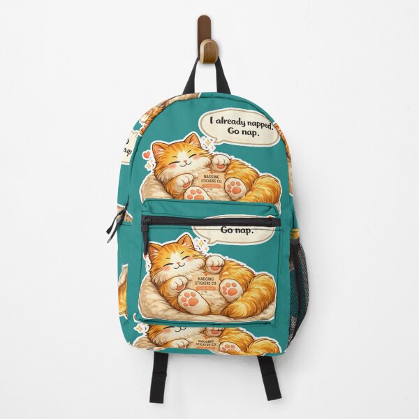 Item preview, NAGGING CAT LaMaisonOfMY I ALREADY NAPPED, GO NAP. COLLECTION | GREEN Edition | No.01 designed and sold by LaMaisonOfMY.