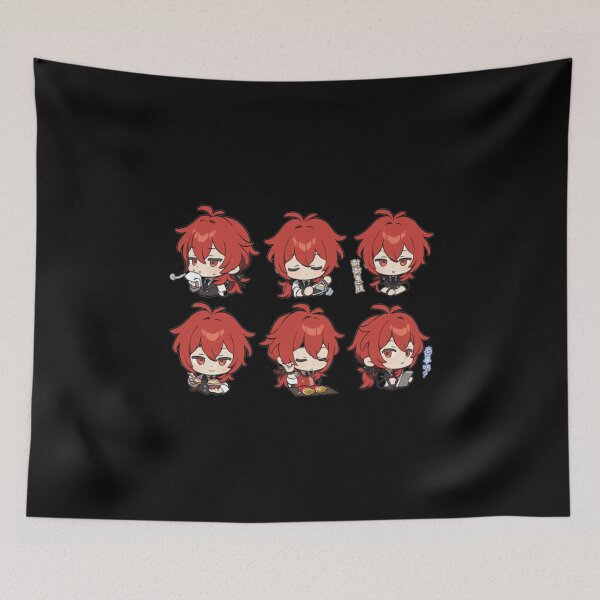 Item preview, Diluc Genshin Impact designed and sold by Inthestardust.