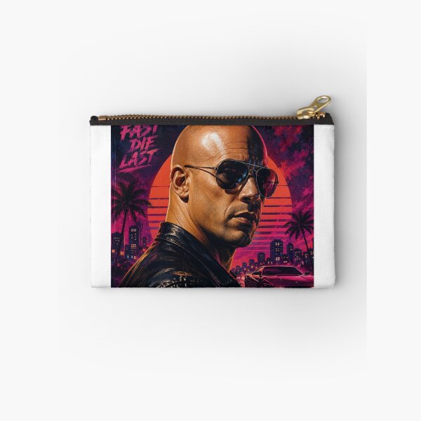 Item preview, Retro 80s Synthwave Bald Hero Canvas Print | Neon Action Movie Wall Art designed and sold by nouhaZN.