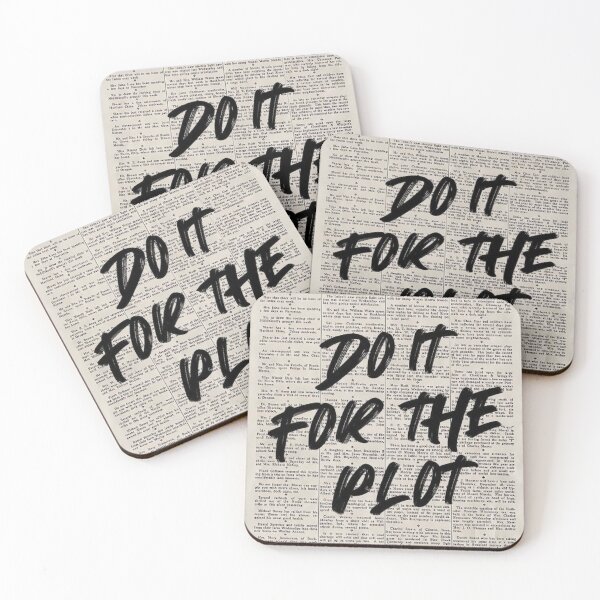 Item preview, Do It For The Plot Vintage Newspaper Motivational Quote designed and sold by DESIGN DIMENSION .