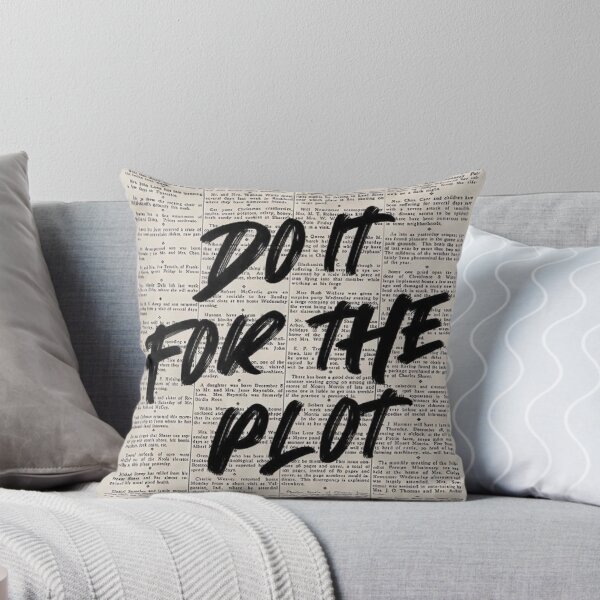 Item preview, Do It For The Plot Vintage Newspaper Motivational Quote designed and sold by DESIGN DIMENSION .