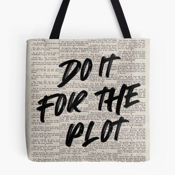 Item preview, Do It For The Plot Vintage Newspaper Motivational Quote designed and sold by DESIGN DIMENSION .