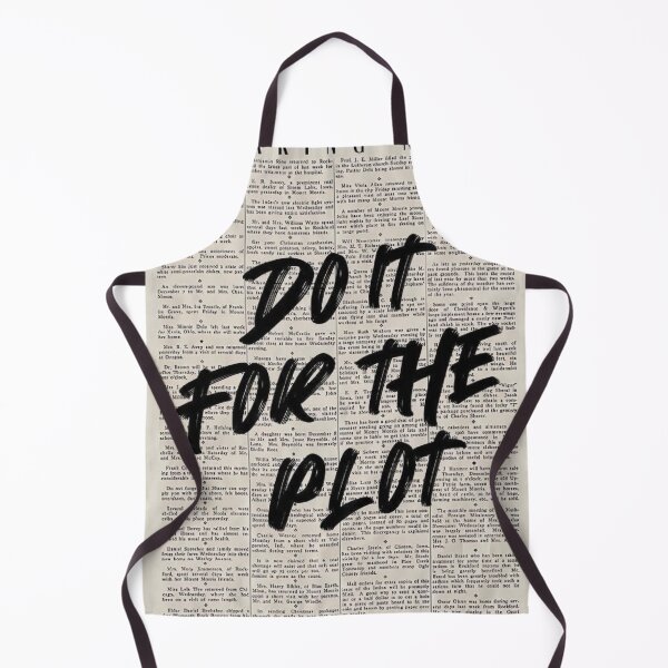 Item preview, Do It For The Plot Vintage Newspaper Motivational Quote designed and sold by DESIGN DIMENSION .