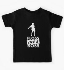 Floss Like A Boss - Flossing Dance Move Kids Tee