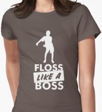 Floss Like A Boss - Flossing Dance Move Women's Fitted T-Shirt