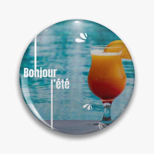 Item preview, Hello Summer! – Fresh Design Pool & Orange Juice designed and sold by Aliss20.