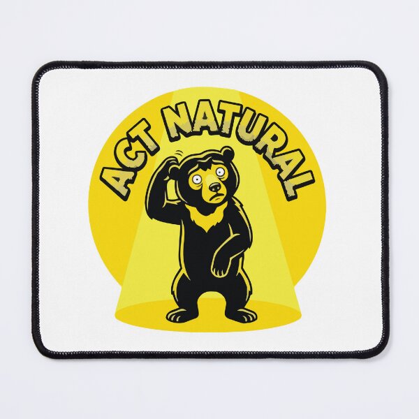 Item preview, Act Natural Funny Spotlight Sun Bear Pop Art designed and sold by Arc2020.