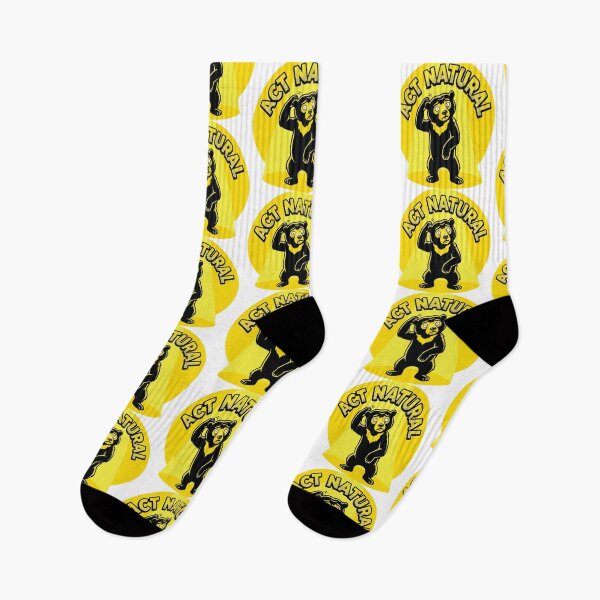 Item preview, Act Natural Funny Spotlight Sun Bear Pop Art designed and sold by Arc2020.