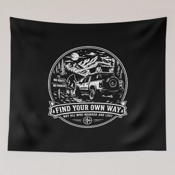 Item preview, Find Your Own Way Bigfoot Overlanding Adventure designed and sold by hobrath.
