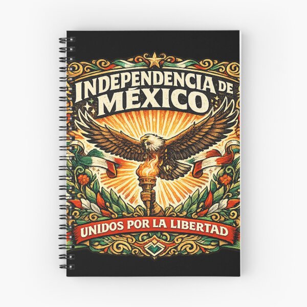 Item preview, Independencia Mexico Eagle Torch Liberty Retro  designed and sold by irfanshikh.