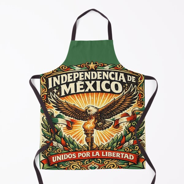 Item preview, Independencia Mexico Eagle Torch Liberty Retro designed and sold by irfanshikh.