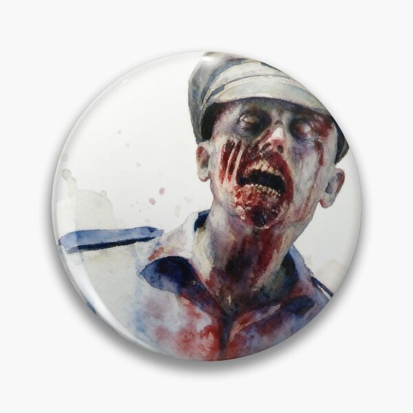 Item preview, Resident Evil Zombie RPD officer watercolour designed and sold by VXprints.