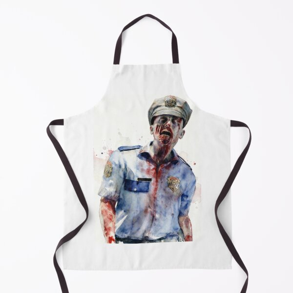 Item preview, Resident Evil Zombie RPD officer watercolour designed and sold by VXprints.