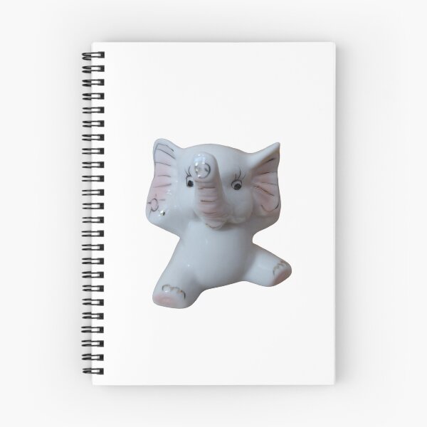 Item preview, Cute Sitting Elephant Pink Gold Accents designed and sold by TopShopTito.