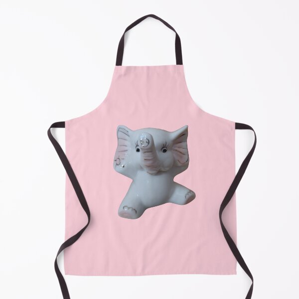 Item preview, Cute Sitting Elephant Pink Gold Accents designed and sold by TopShopTito.