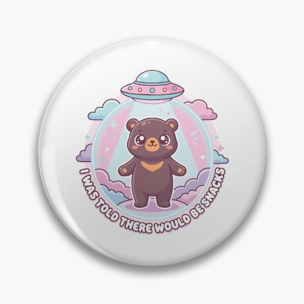 Item preview, Snacks Kawaii Sun Bear UFO Abduction Meme designed and sold by Arc2020.