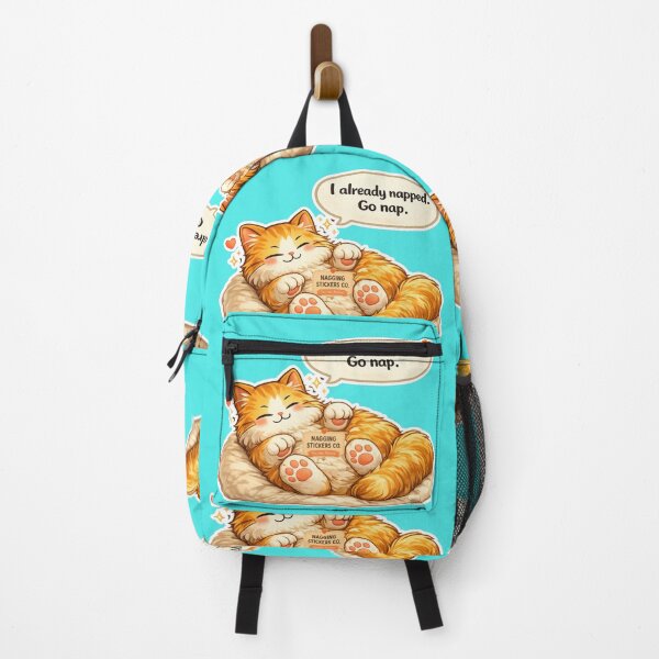 Item preview, NAGGING CAT LaMaisonOfMY I ALREADY NAPPED, GO NAP. COLLECTION | AQUA Edition | No.01 designed and sold by LaMaisonOfMY.