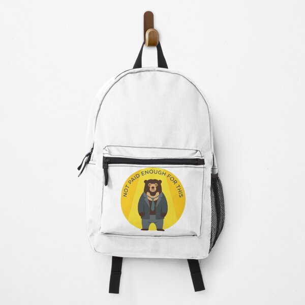 Item preview, Not Paid Enough Funny Spotlight Sun Bear Minimalist designed and sold by Arc2020.