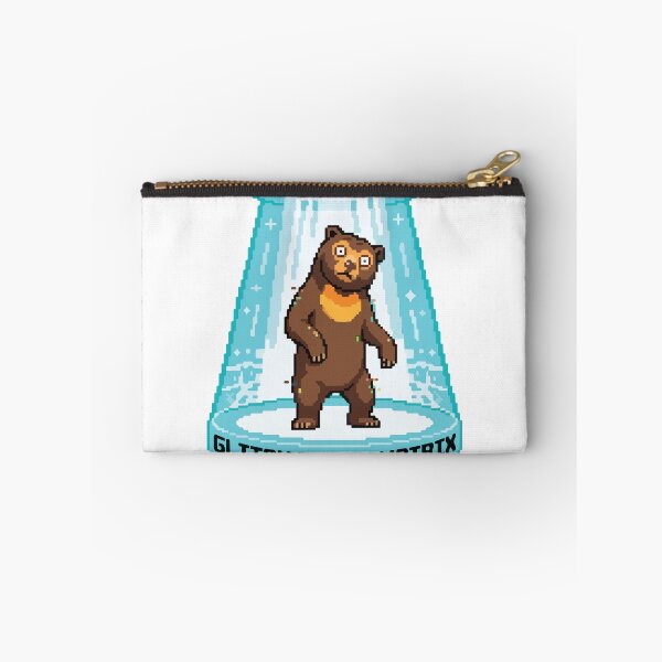 Item preview, Glitch In The Matrix Pixel Art Sun Bear UFO designed and sold by Arc2020.