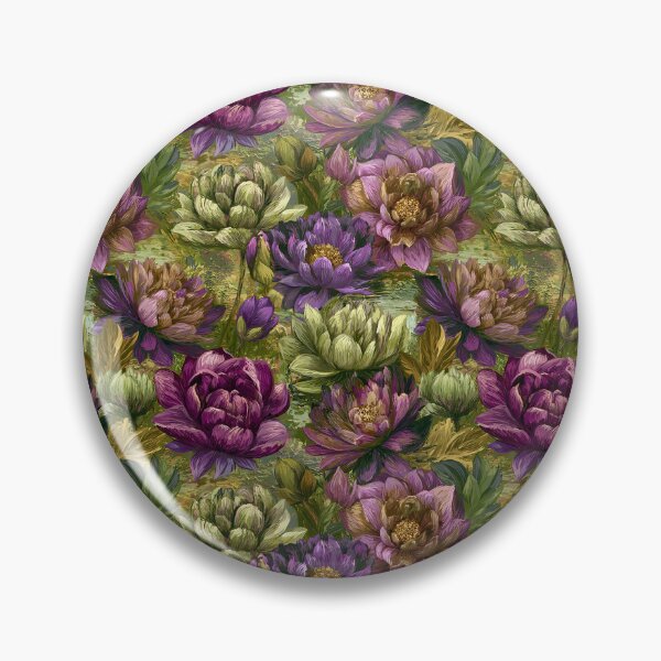 Item preview, Bold Lotus Flower  - Flower Bouquet Pattern - Valentine Gifts For Her designed and sold by RoyalStarsPatts.