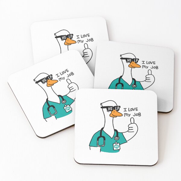 Item preview, Nurse Goose – I Love My Job designed and sold by YNELENT.