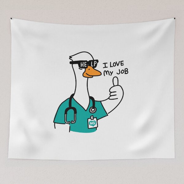 Item preview, Nurse Goose – I Love My Job designed and sold by YNELENT.