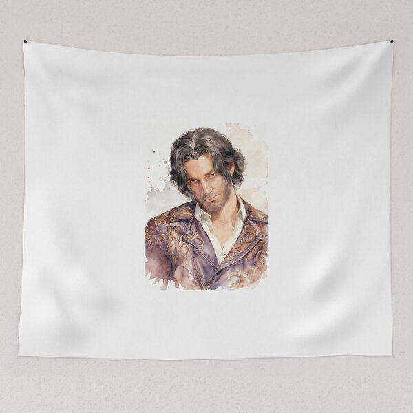 Item preview, Resident Evil Luis Serra watercolour designed and sold by VXprints.