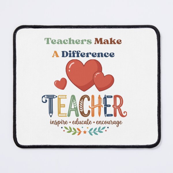 Item preview, Teachers Make A Difference Shirt Design | Colorful Teacher 3D Style Art designed and sold by     Fatma Creates.