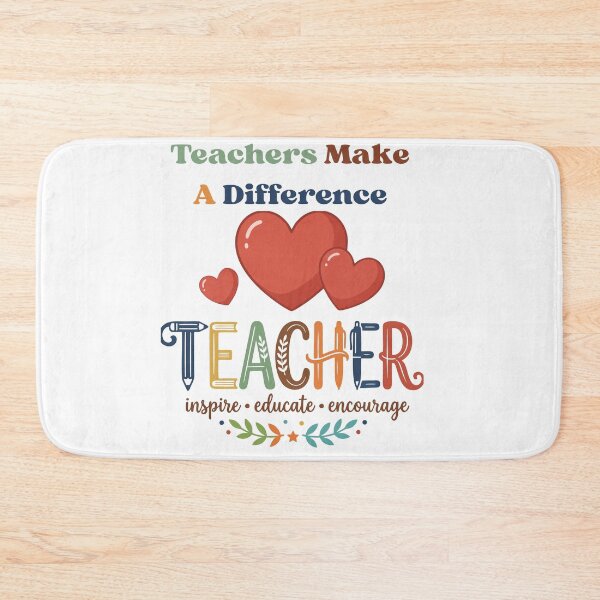 Item preview, Teachers Make A Difference Shirt Design | Colorful Teacher 3D Style Art designed and sold by     Fatma Creates.