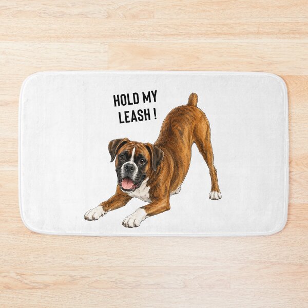 Item preview, Hold My Leash! Funny Boxer Dog Watercolor | Boxer Lover Gift designed and sold by PAPIRO SIGLO XXI.