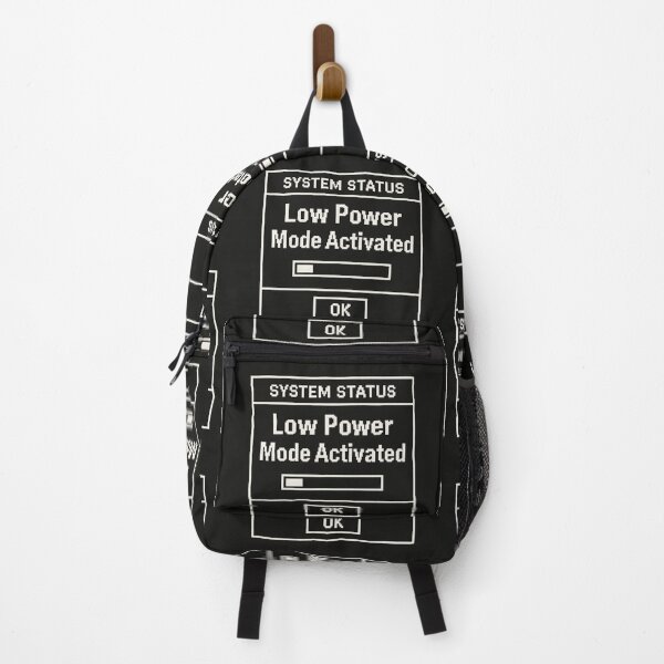 Item preview, Low Power Mode Activated – Retro System Status Humor designed and sold by Mad Factory Designs.