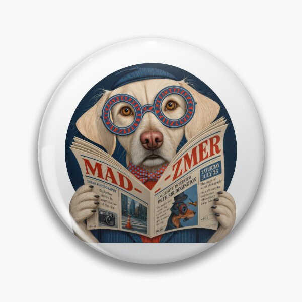 Item preview, T-Shirt - Sticker - Dapper Dog Reader designed and sold by ForeverPrintsOK.