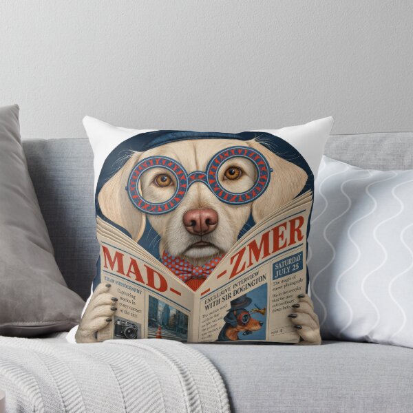 Item preview, T-Shirt - Sticker - Dapper Dog Reader designed and sold by ForeverPrintsOK.