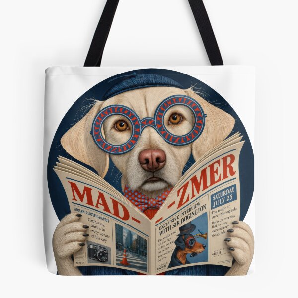 Item preview, T-Shirt - Sticker - Dapper Dog Reader designed and sold by ForeverPrintsOK.