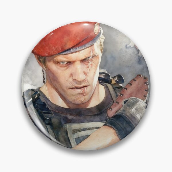 Item preview, Resident Evil Jack Krauser watercolour designed and sold by VXprints.