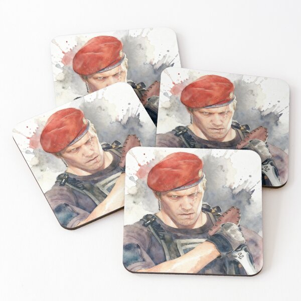 Item preview, Resident Evil Jack Krauser watercolour designed and sold by VXprints.