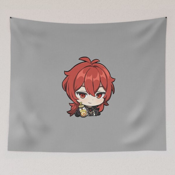 Item preview, Diluc Genshin Impact designed and sold by Inthestardust.