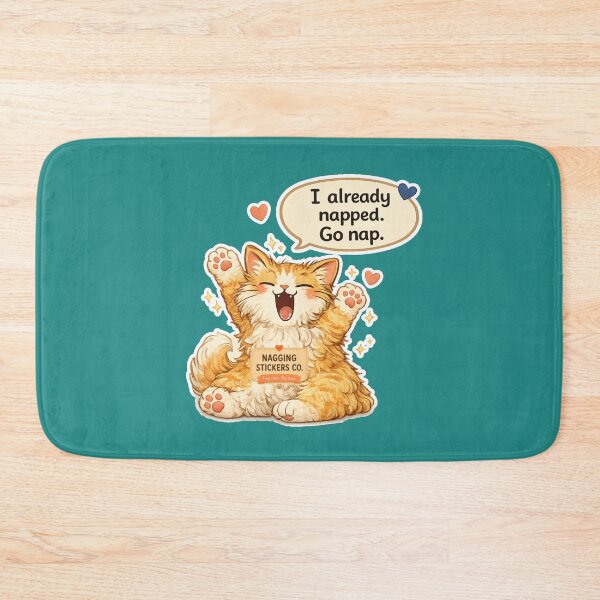 Item preview, NAGGING CAT LaMaisonOfMY I ALREADY NAPPED, GO NAP. COLLECTION | GREEN Edition | No.02 designed and sold by LaMaisonOfMY.
