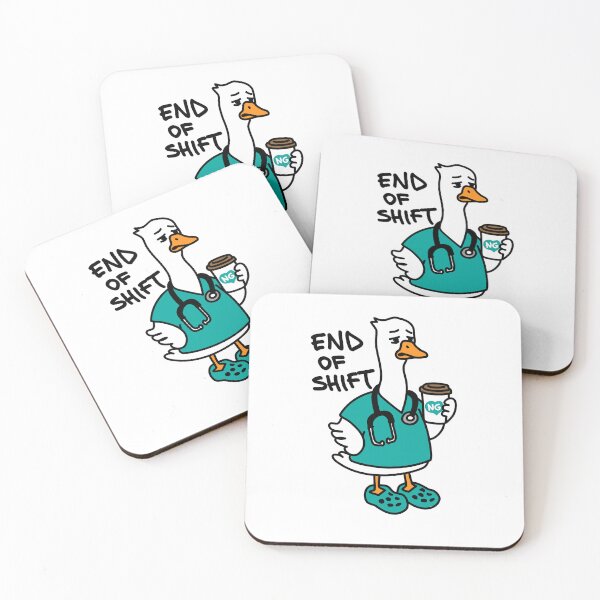 Item preview, Nurse Goose – End of Shift designed and sold by YNELENT.